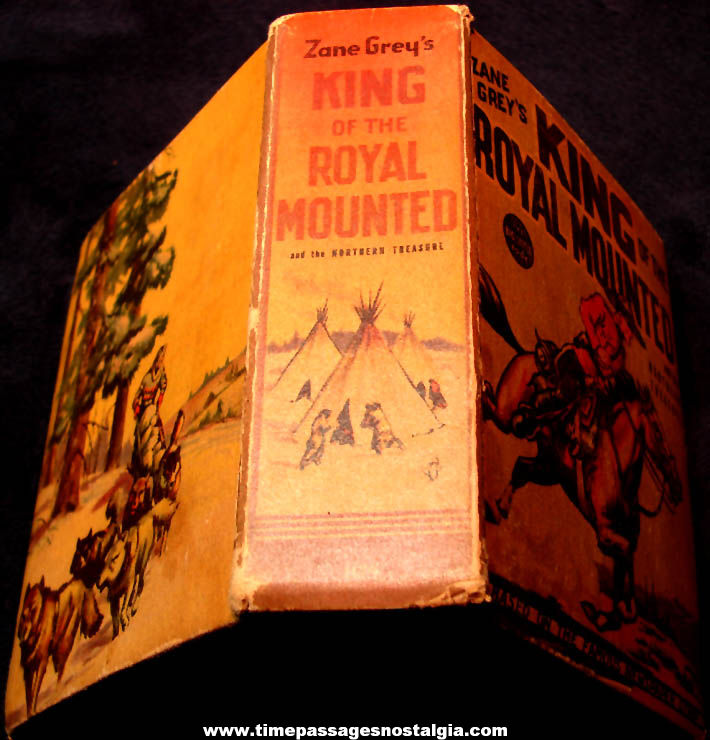 1937 King of The Royal Mounted Newspaper Comic Strip Character Big Little Book