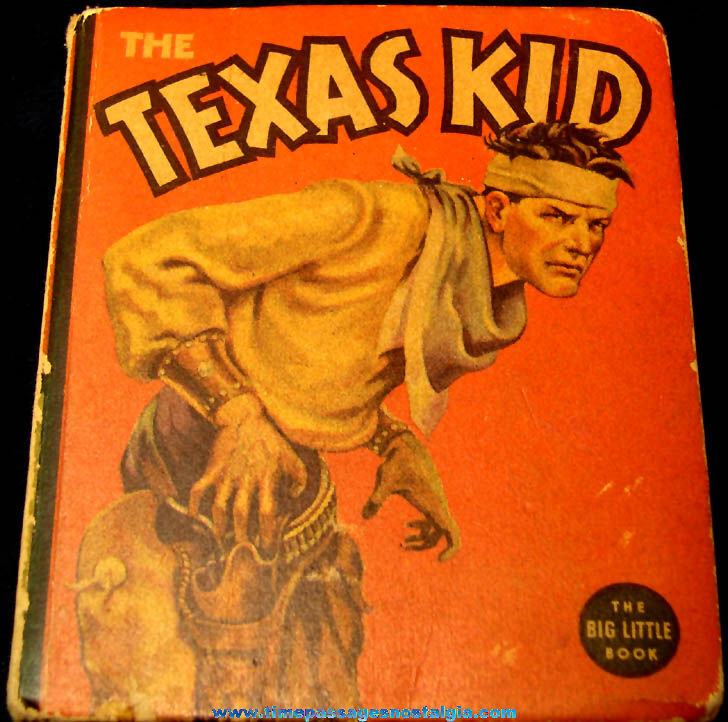 1937 Texas Kid Newspaper Comic Strip Character Big Little Book