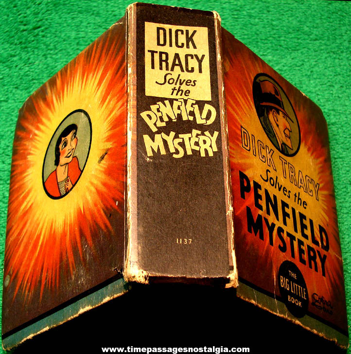 1934 Dick Tracy Solves The Penfield Mystery Big Little Book