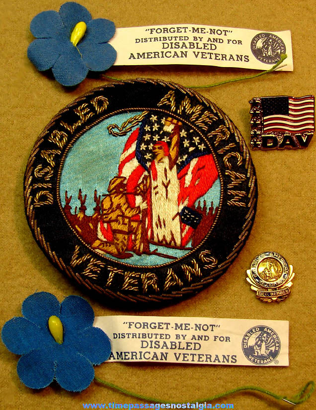 (5) Small Old Disabled American Veterans D.A.V. Advertising Items