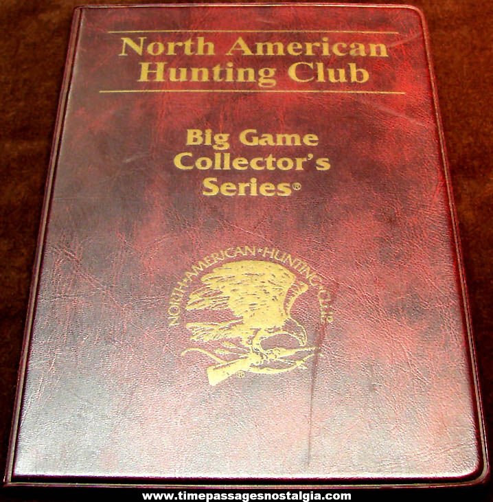 (6) Different North American Hunting Club Big Game Collector Series Coins With Album