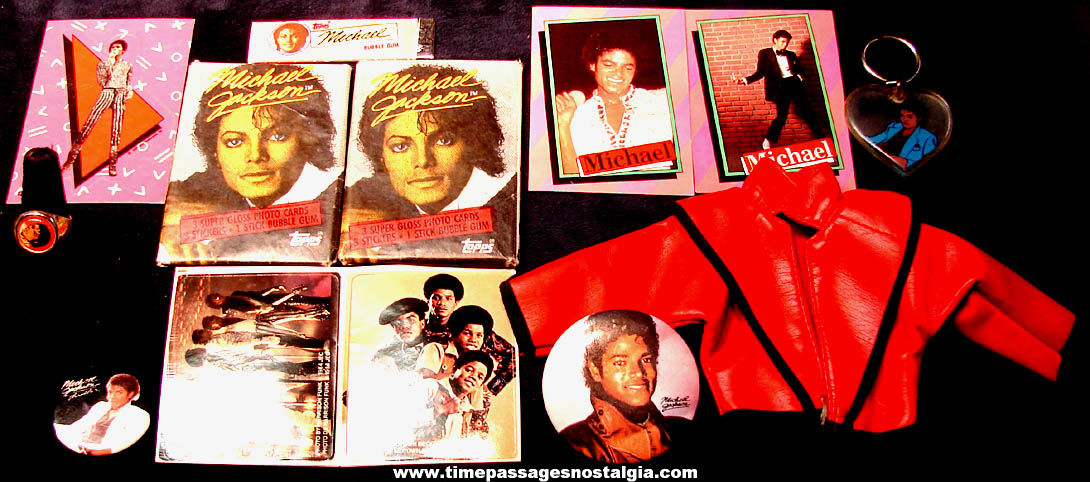 (26) Old Michael Jackson Singer & Dancer Character Related Items