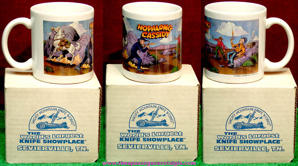 Colorful Old Unused & Boxed Hopalong Cassidy Comic Book Cowboy Hero Character Coffee Cup Colorful Old Unused & Boxed Hopalong Cassidy Comic Book Cowboy Hero Character Coffee Cup