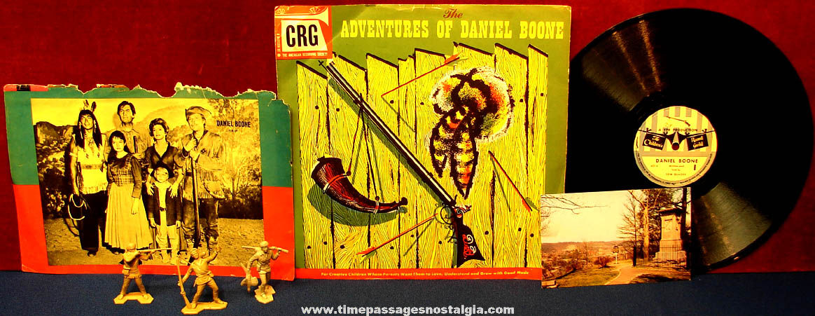 (8) Different Old Daniel Boone Historic Character Items
