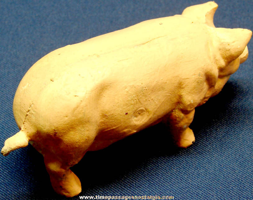 Heavy Cast Iron Metal Pig or Hog Animal Figurine or Paper Weight