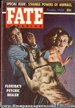 (4) 1954 FATE Magazines #54-#57