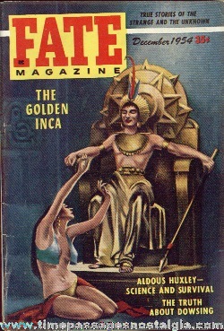 (4) 1954 FATE Magazines #54-#57