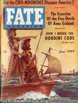 (4) 1959 FATE Magazines #106, #111, #112, #113