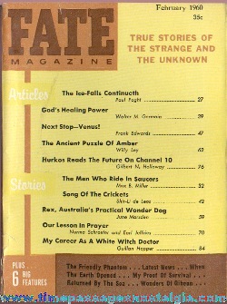 (4) 1960 FATE Magazines #118-#121