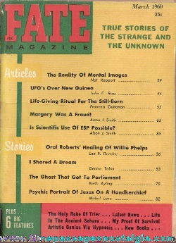 (4) 1960 FATE Magazines #118-#121