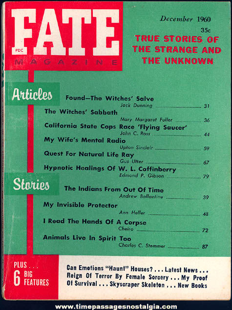 FATE Magazine - December 1960
