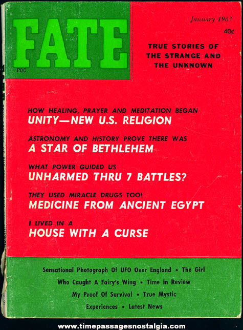 FATE Magazine - January 1963