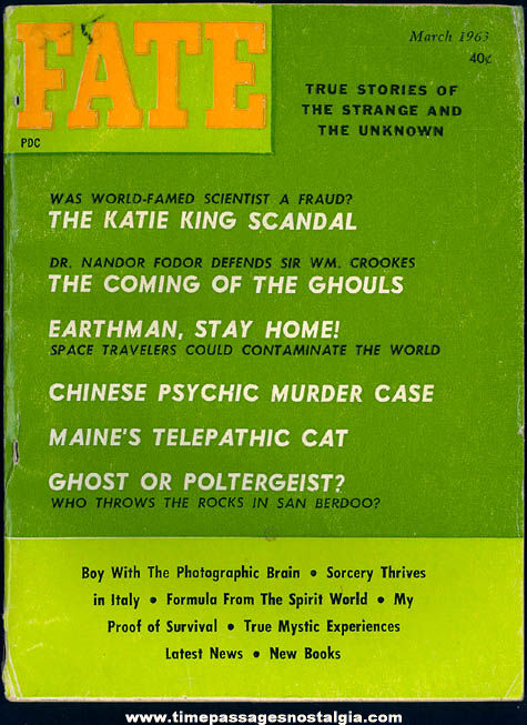 FATE Magazine - March 1963