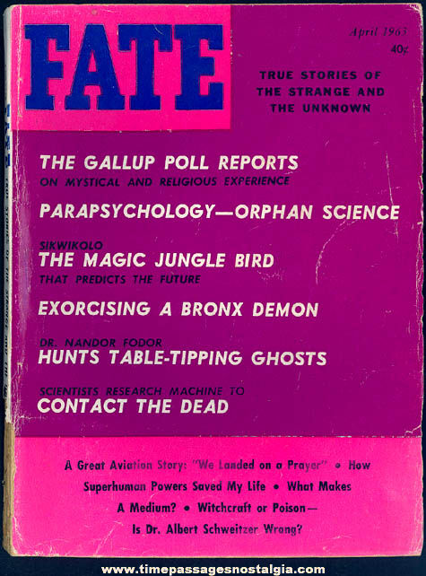 FATE Magazine - April 1963