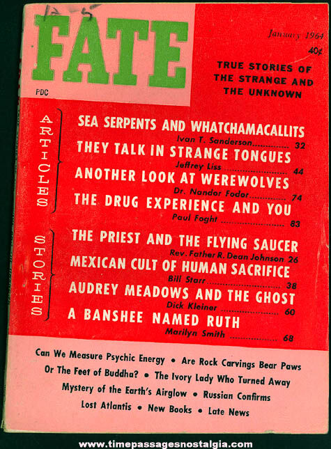 FATE Magazine - January 1964