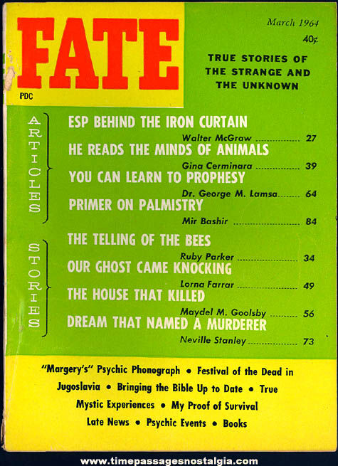 FATE Magazine - March 1964