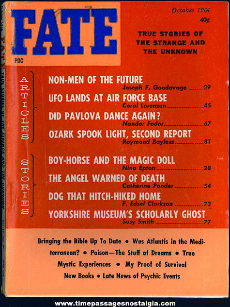 FATE Magazine - October 1964