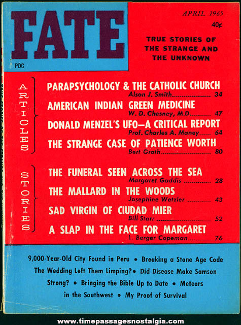 FATE Magazine - April 1965
