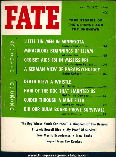 FATE Magazine - February 1966