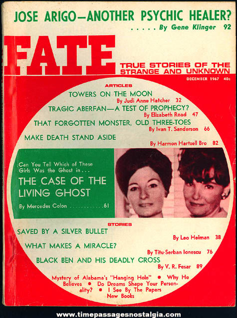 FATE Magazine - December 1967