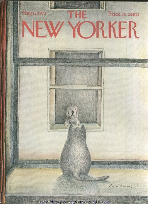 New Yorker Magazine - May 12, 1973 - Cover by Andre Francois