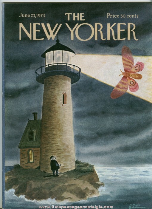 New Yorker Magazine - June 23, 1973 - Cover by Charles (Chas) Addams