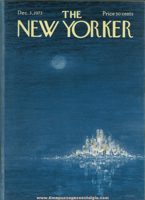 New Yorker Magazine - December 3, 1973 - Cover by Robert Weber