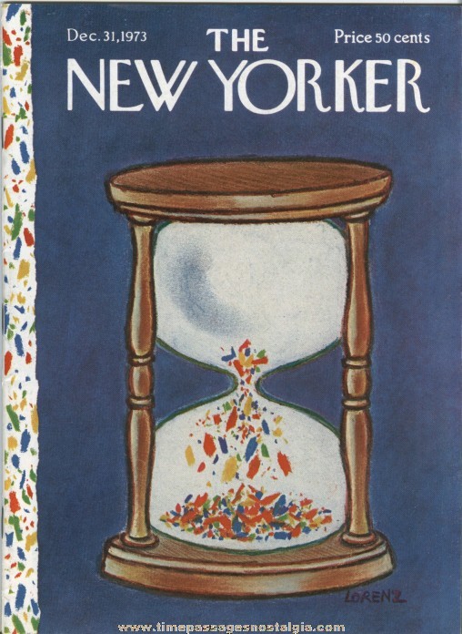 New Yorker Magazine - December 31, 1973 - Cover by Lee Lorenz