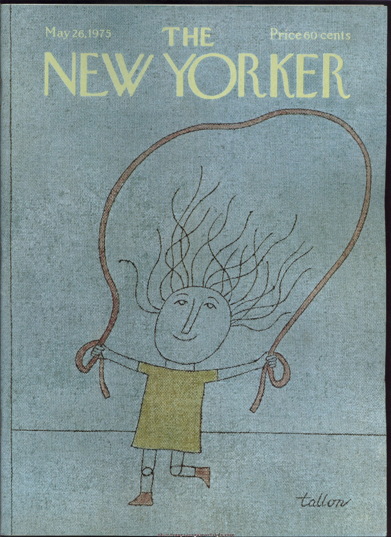 New Yorker Magazine - May 26, 1975 - Cover by Robert Tallon