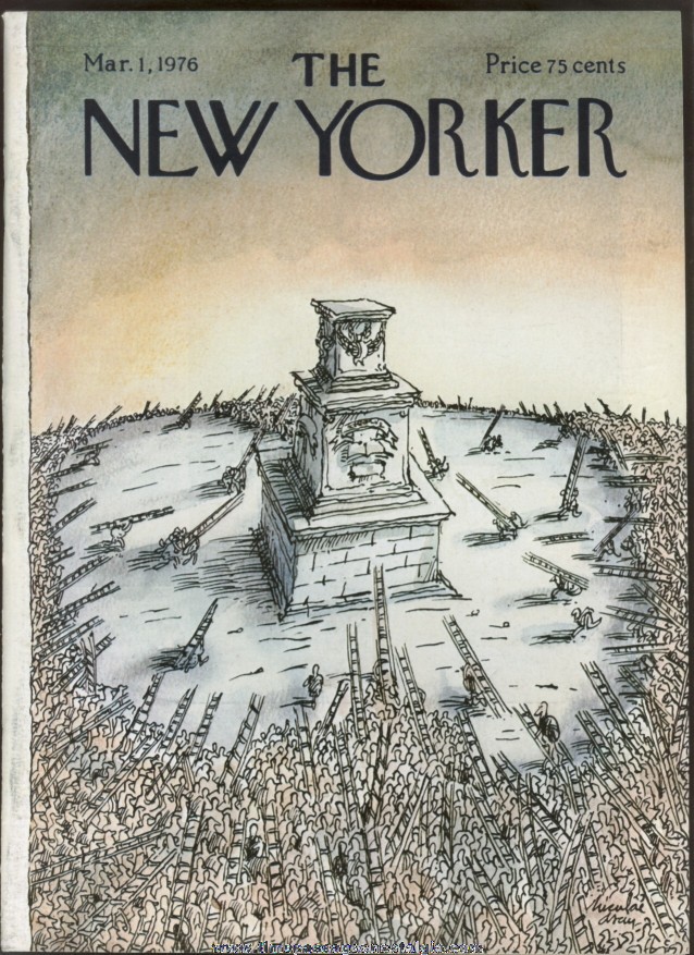 New Yorker Magazine - March 1, 1976 - Cover by Niculae Asciu