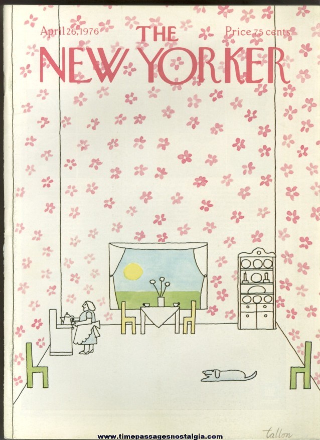 New Yorker Magazine - April 26, 1976 - Cover by Robert Tallon