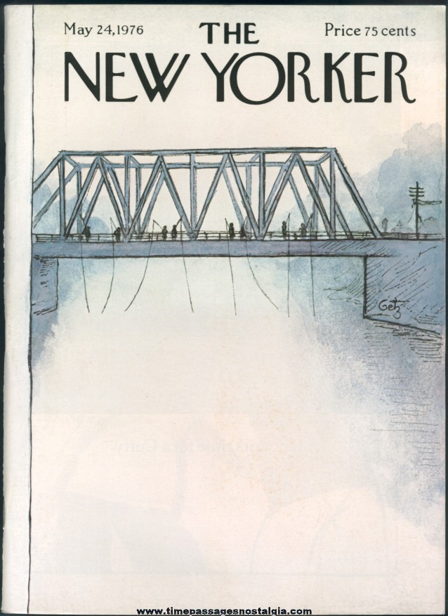 New Yorker Magazine - May 24, 1976 - Cover by Arthur Getz