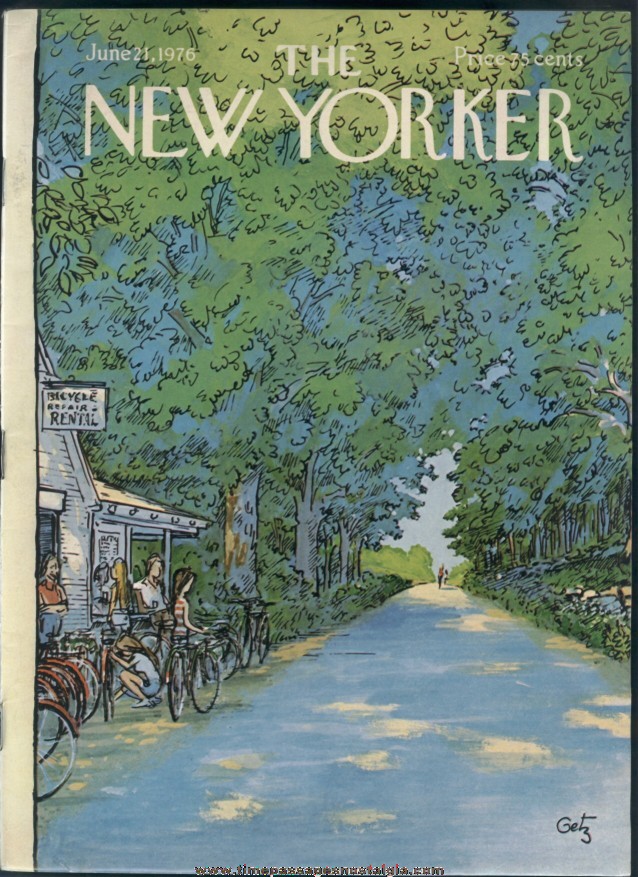 New Yorker Magazine - June 21, 1976 - Cover by Arthur Getz