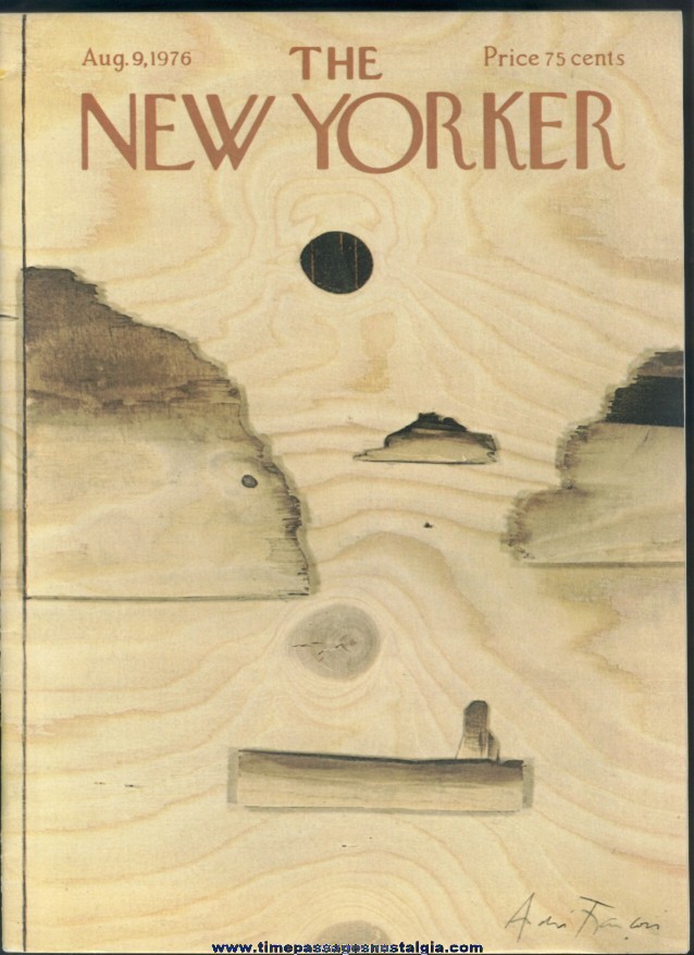 New Yorker Magazine - August 9, 1976 - Cover by Andre Francois