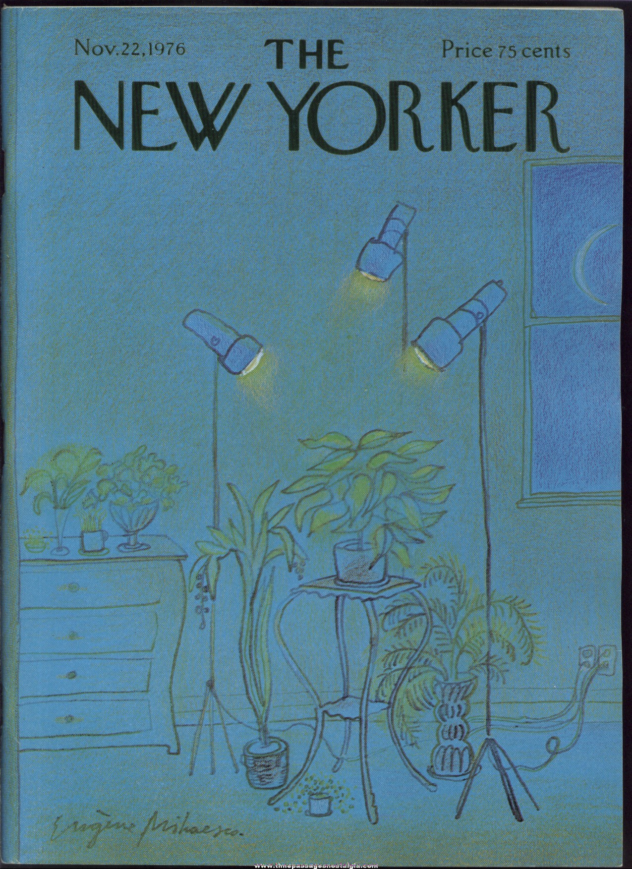 New Yorker Magazine - November 22, 1976 - Cover by Eugene Mihaesco