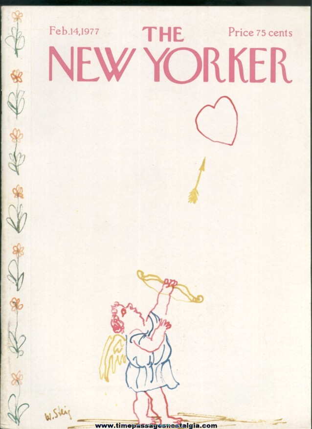 New Yorker Magazine - February 14, 1977 - Cover by William Steig