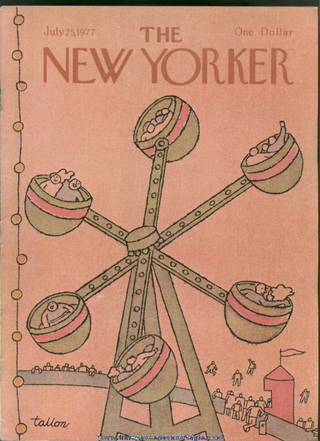 New Yorker Magazine - July 25, 1977 - Cover by Robert Tallon