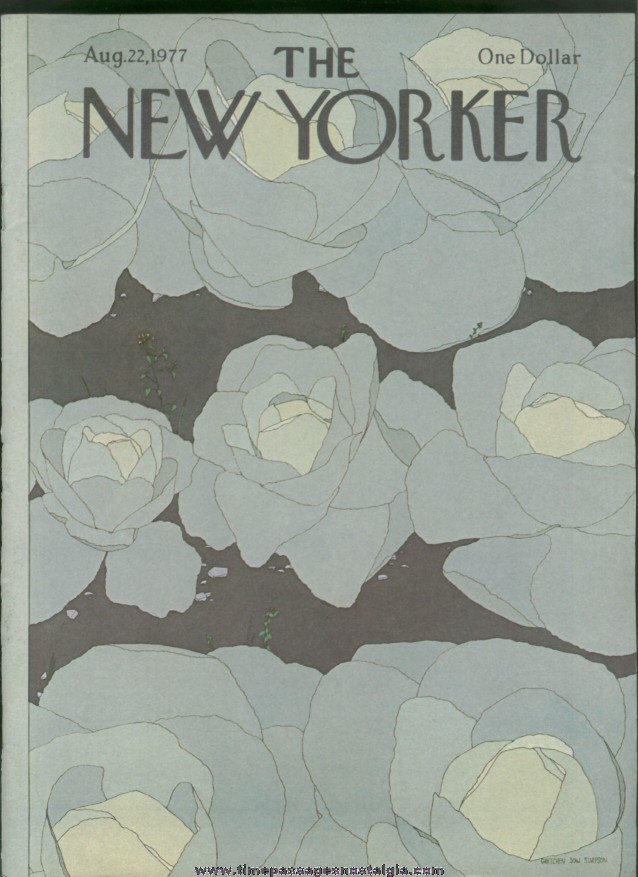 New Yorker Magazine - August 22, 1977 - Cover by Gretchen Dow Simpson