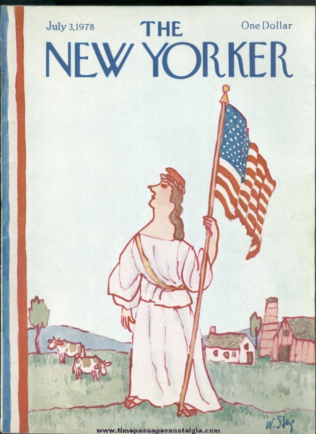 New Yorker Magazine - July 3, 1978 - Cover by William Steig