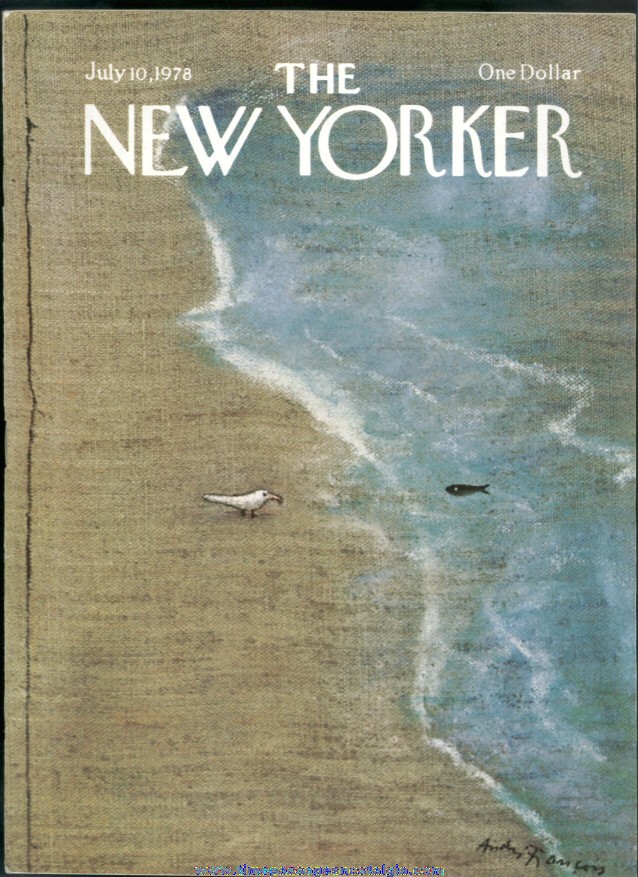 New Yorker Magazine - July 10, 1978 - Cover by Andre Francois