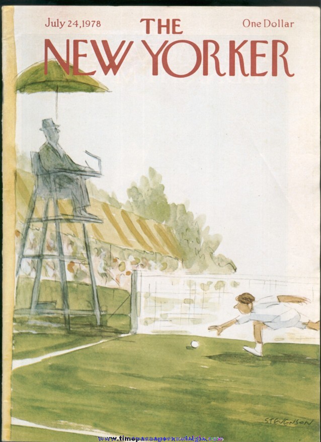 New Yorker Magazine - July 24, 1978 - Cover by James Stevenson