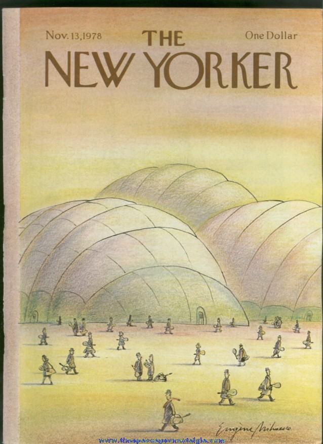 New Yorker Magazine - November 13, 1978 - Cover by Eugene Mihaesco