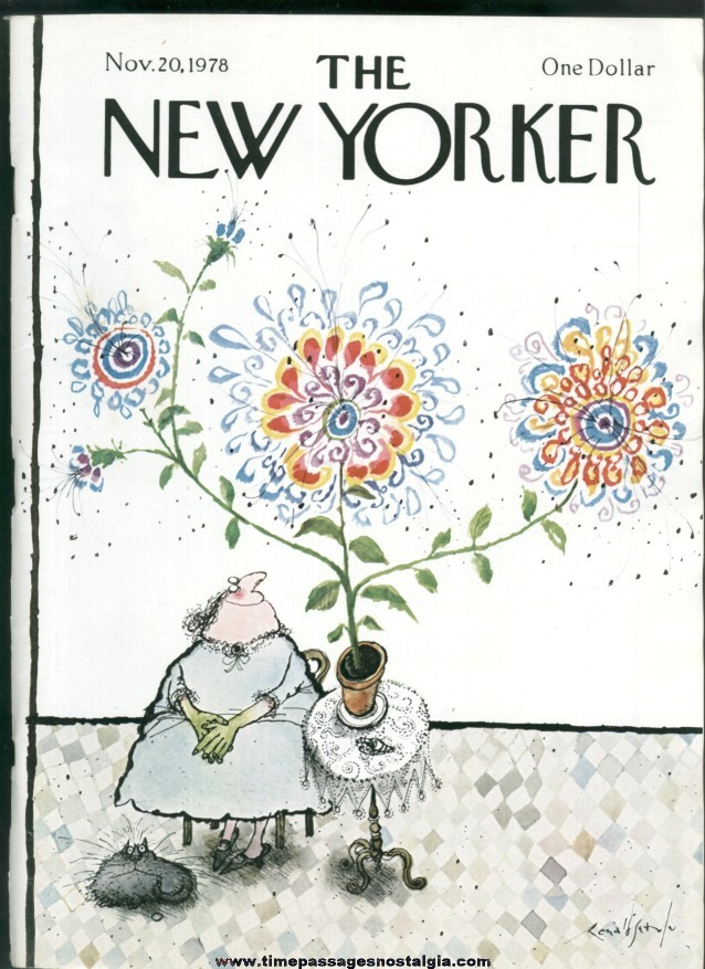 New Yorker Magazine - November 20, 1978 - Cover by Ronald Searle