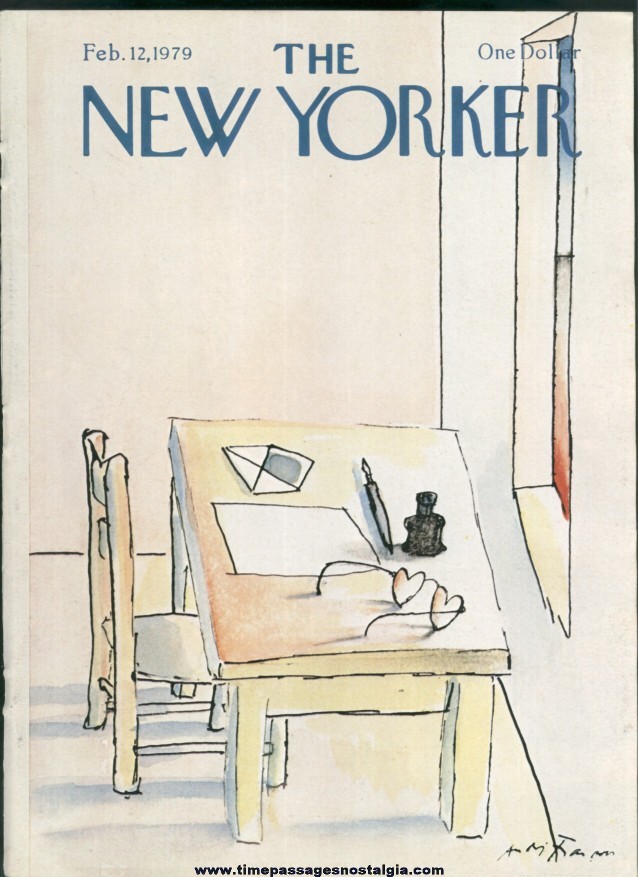 New Yorker Magazine - February 12, 1979 - Cover by Andre Francois