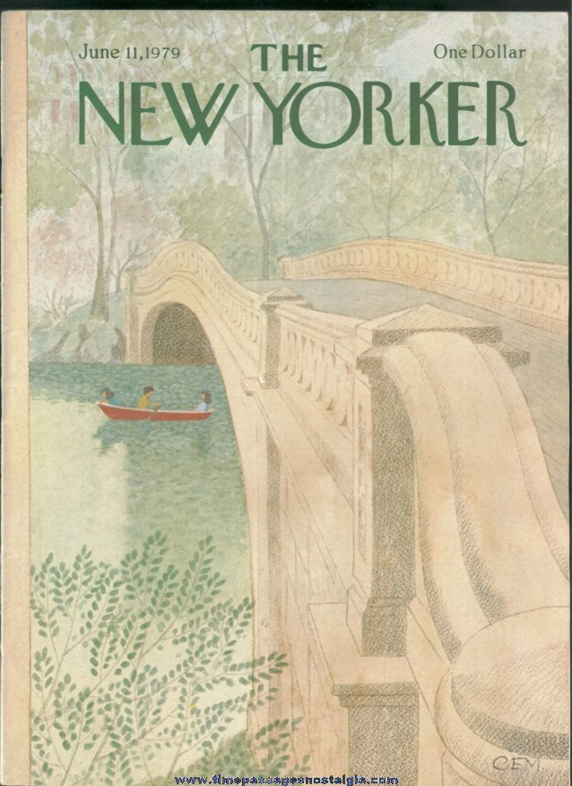 New Yorker Magazine - June 11, 1979 - Cover by Charles E. Martin