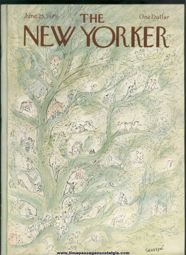 New Yorker Magazine - June 25, 1979 - Cover by J. J. Sempe