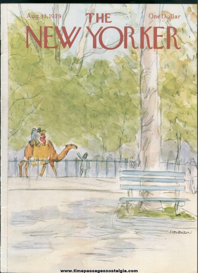 New Yorker Magazine - August 13, 1979 - Cover by James Stevenson