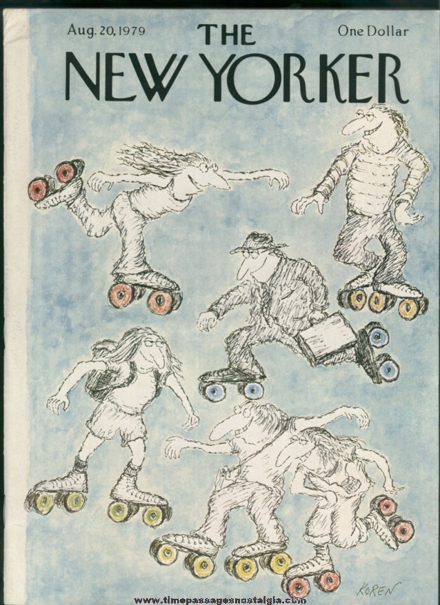New Yorker Magazine - August 20, 1979 - Cover by Edward Koren