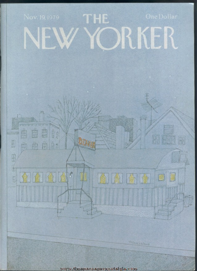 New Yorker Magazine - November 19, 1979 - Cover by Marisabina Russo