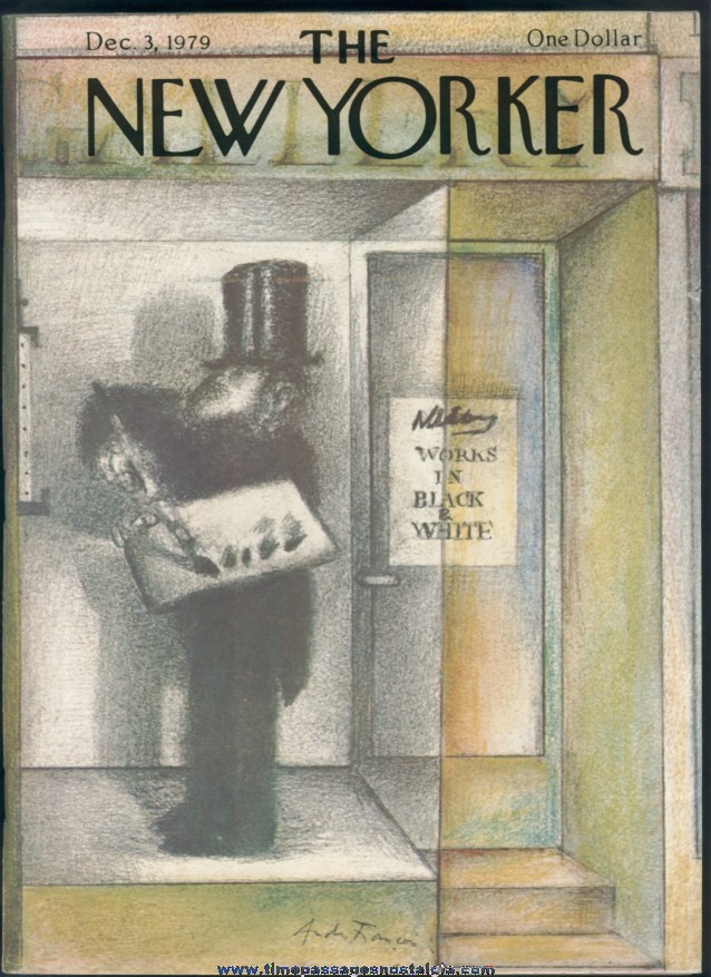 New Yorker Magazine - December 3, 1979 - Cover by Andre Francois